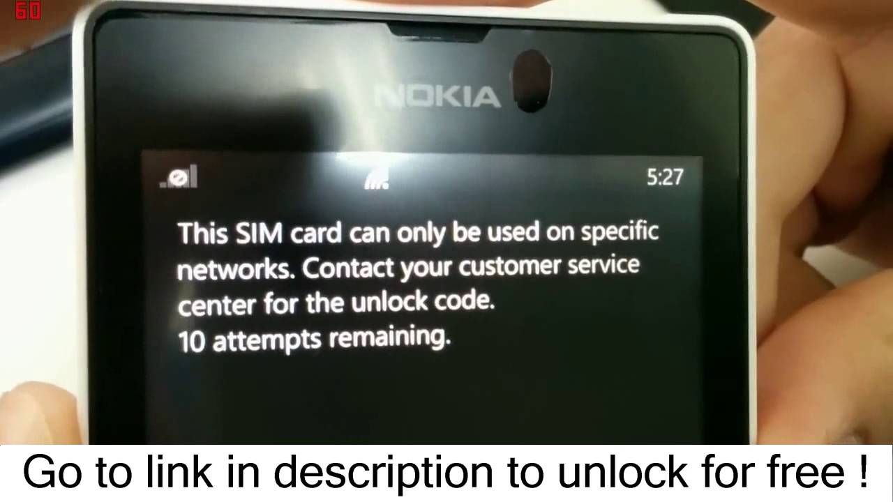 Nokia Lumia 810 Unlock Code Free